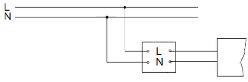 Acqua C Recessed LED-based luminaire User Manual - Mains connection scheme