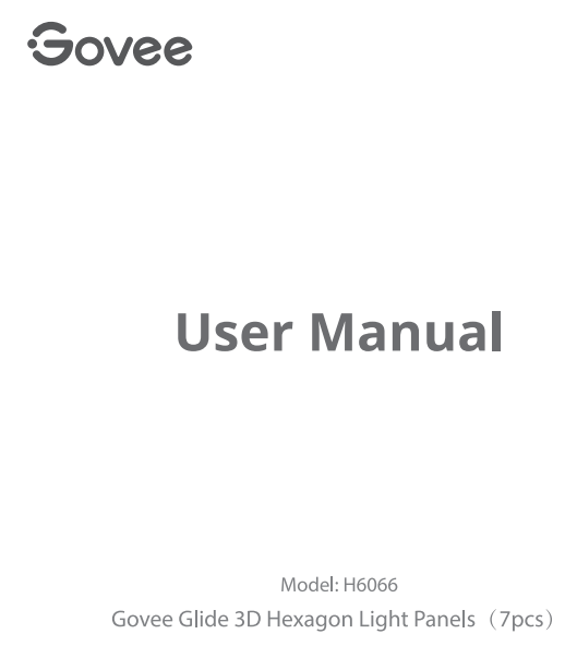 Govee H6066 Glide 3D Hexagon Light Panels User Manual
