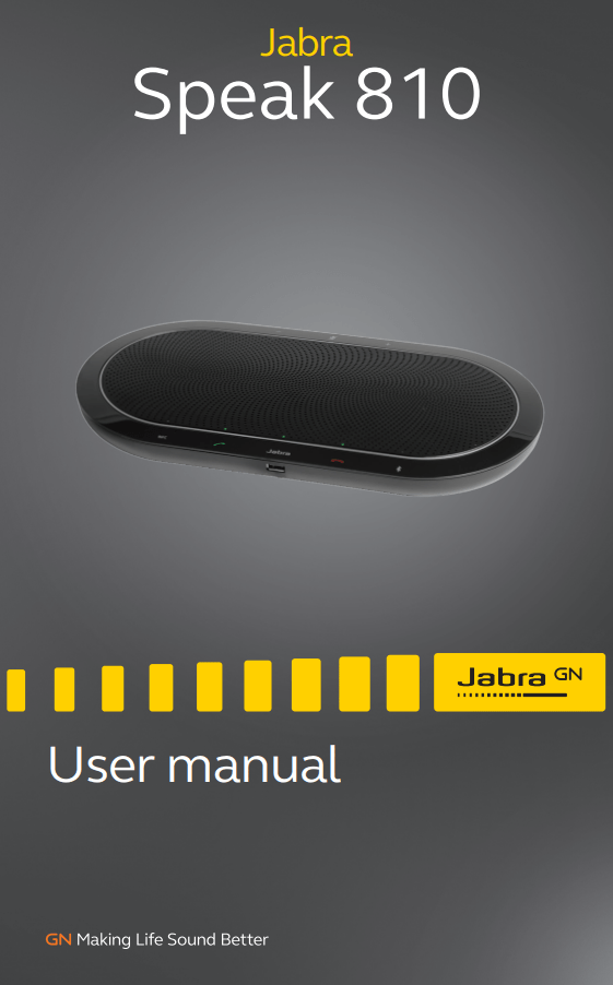 Jabra Speak 810 MS User Manual