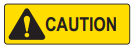 RICE LAKE 1280 Single AD Scale Card Option Addendum User Manual - Caution icon