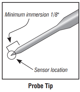 ThermoWorks Thermapen One Operating Instructions - Probe Tip