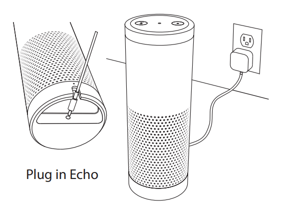 Amazon Echo (1st Generation) User Manual - Plug in Echo
