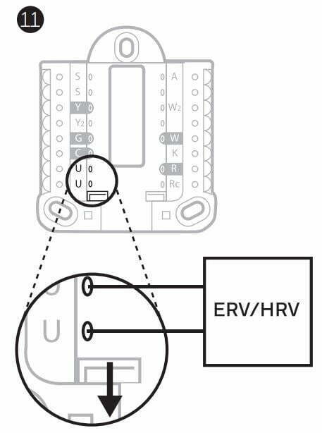 Honeywell T6 Pro Installation User Manual - Figure 11
