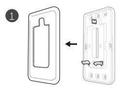 Honeywell T6 Pro Installation User Manual - Separate the cover plate from the mounting