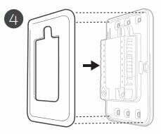Honeywell T6 Pro Installation User Manual - Snap the Cover Plate onto the mounting