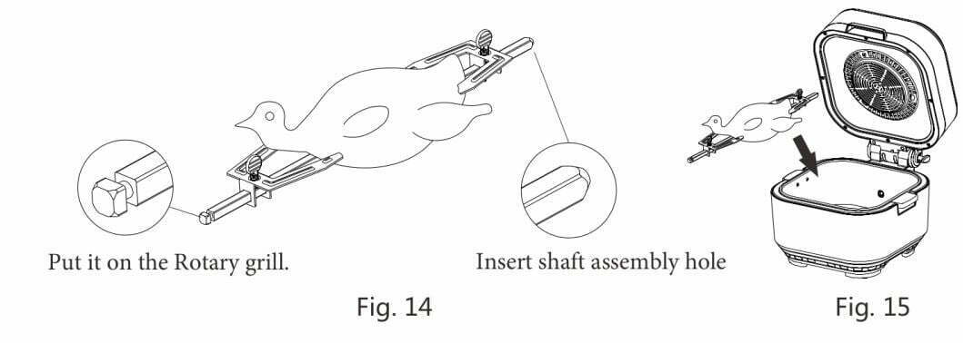 Kogan 10L Digital Multifunction Air Fryer User Manual - Fig. 14,15