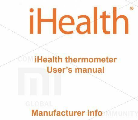 iHealth No-Touch Forehead Thermometer, Digital Infrared Thermometer for Adults and Kids User Manuals