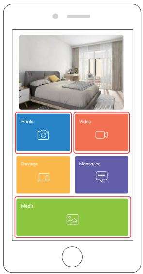 Dragon Touch Modern 10 Digital Photo Frame User Manual - Uploading Photos and Videos via the App