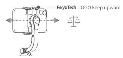 FeiyuTech VIMBLE ONE Foldable Smartphone Gimbal User Guide - Smartphone Installation