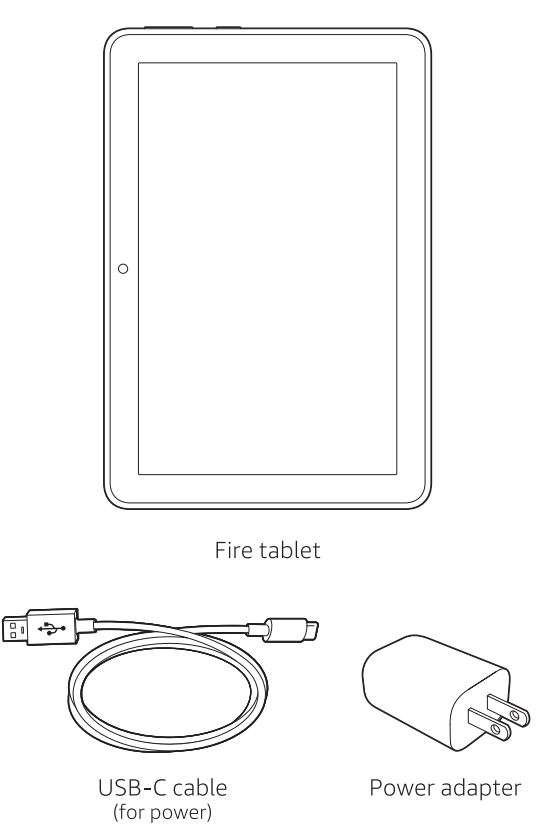 Fire HD 8 Kids tablet User Manual - What's in the box