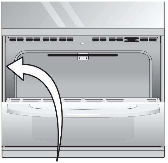 Frigidaire 30 Single Electric Wall Oven User Manual - Serial Plate Location