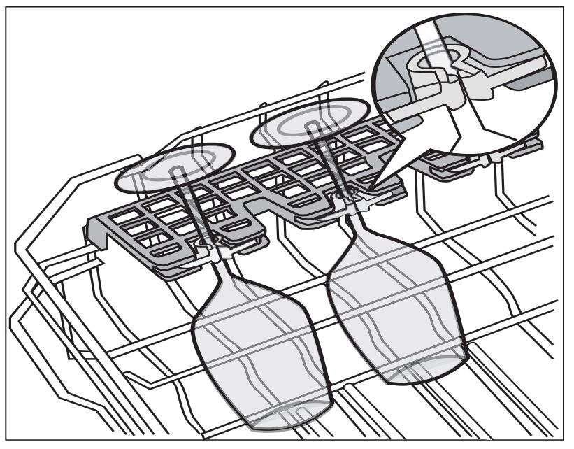 Frigidaire Professional 24 Built-In Dishwasher with EvenDry System User Manual - Stemware holder