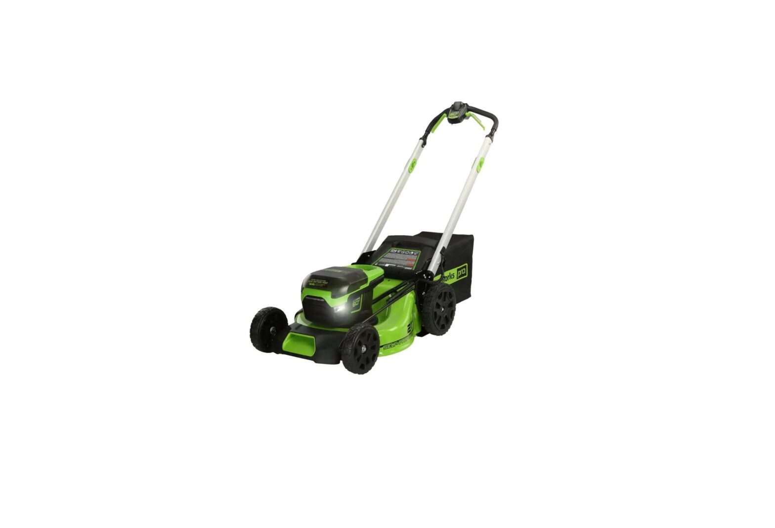 Greenworks MO60L01 PRO 60V 21 BRUSHLESS SELF-PROPELLED LAWN MOWER User Manual - Featured image