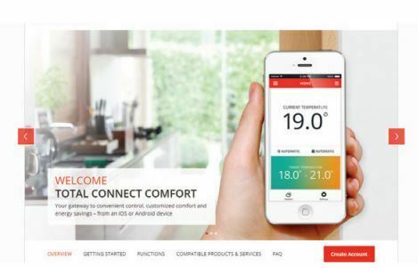 Honeywell Home WIFI 9000 COLOR TOUCHSCREEN THERMOSTAT User Manual - Login or create an account