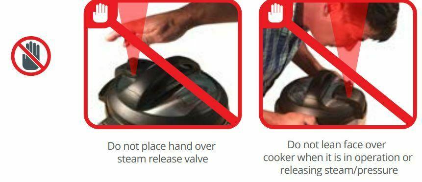 Instant pot user manual - Quick Release