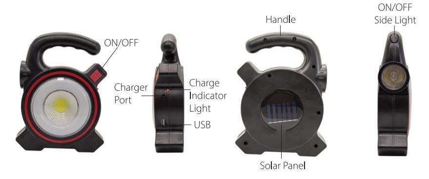 Sm tek Group LDU4 Rechargeable Solar Powered LED Light User Manual - Product Overview