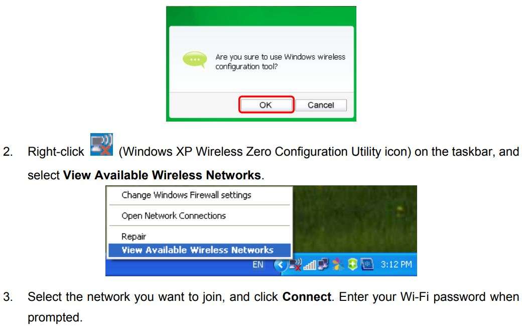 TP-Link TL-WN823N 300Mbps Mini Wireless N USB Adapter User Manual - Windows XP