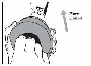 Turtle Beach Elite Atlas Aero User Manual - Place ear cushion back onto the silver ring of your headset