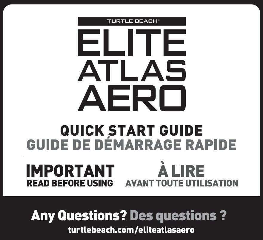 Turtle Beach Elite Atlas Aero User Manual