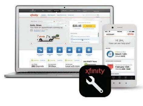 Xfinity Remote Control User Manual - XFINITY My Account app