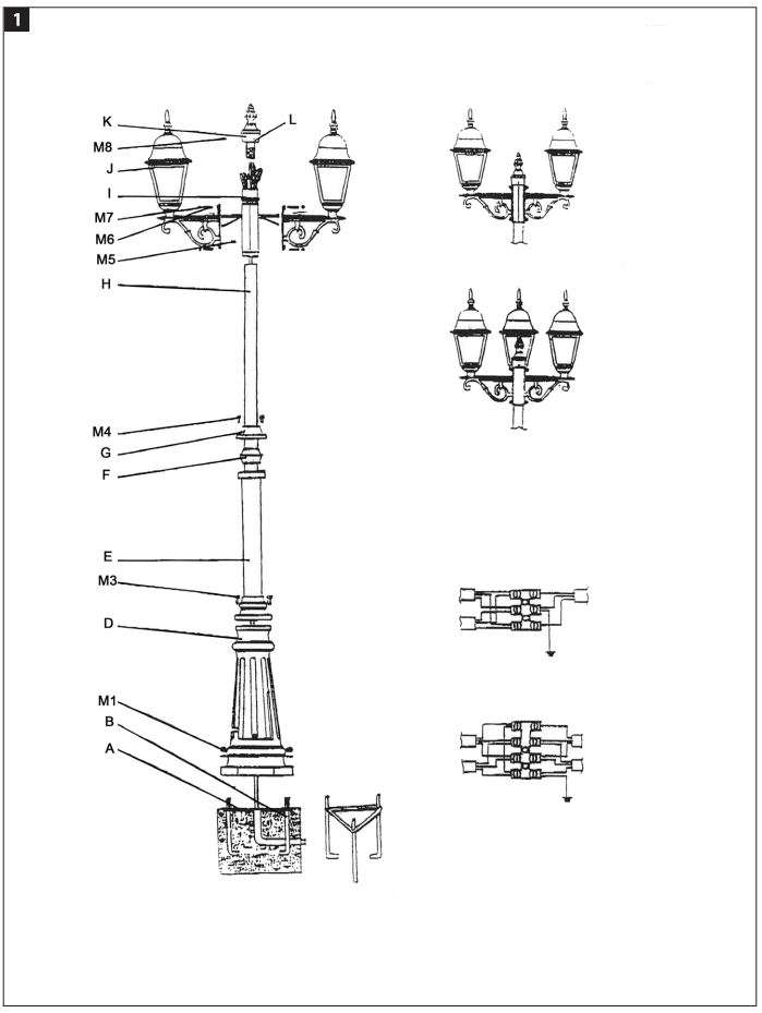 Jula 422-075 Pole lamp User Manual - Fig 1