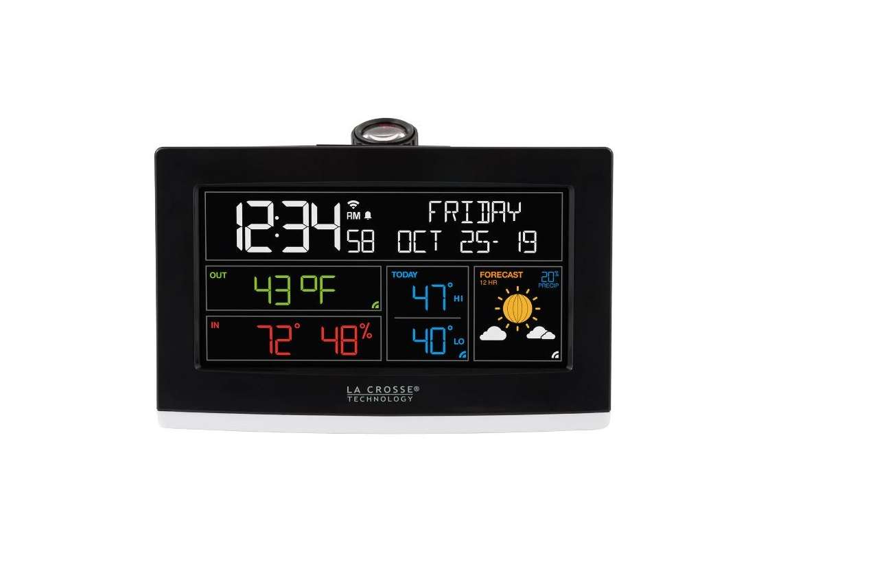 LA Crosse Technology C82929V2 WiFi Projection Alarm Clock with AccuWeather User Manual - Featured image