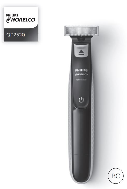Philips QP2520 Norelco OneBlade User Manual