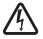 RONGTA RP422 Thermal Shipping Label Printer User Manual - Warning Risk of Electric shock icon