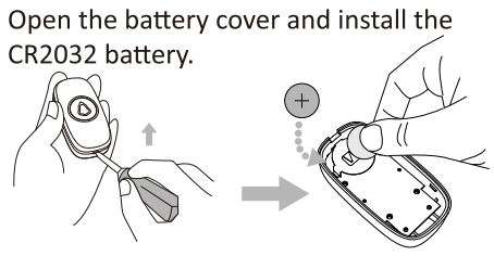 SECRUI Wireless Doorbell User Manual - Battery Replacement of Push Button