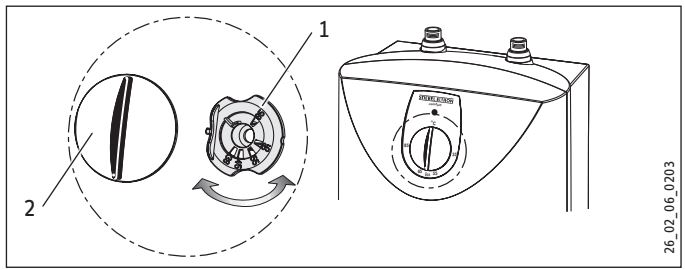 STIEBEL ELTRON SH 10 SLi Electric Water Heater Instruction Manual - Setting the temperature limit