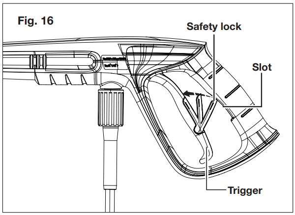 Sun Joe SPX3000®-XT1 XTREAM Clean Electric Pressure Washer User Manual - Fig. 16