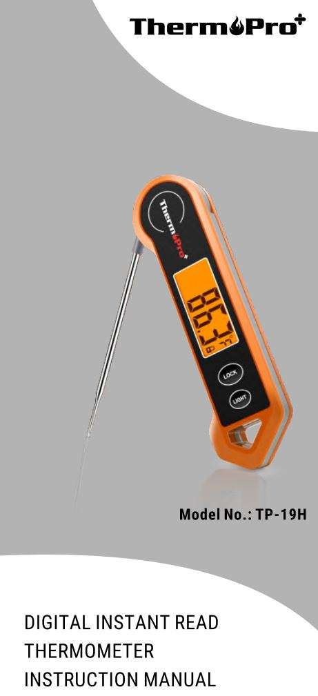 ThermoPro TP19H Digital Meat Thermometer User Manual