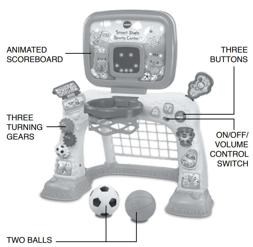 VTech Smart Shots Sports Center Amazon Exclusive User Manual - Product Overview