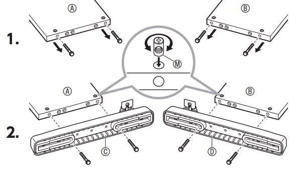 CASIO CS-470P Piano Stand with 3 Pedals User Guide - Remove the four screws