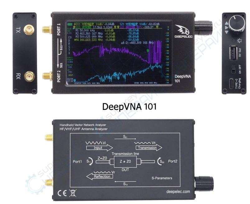 DEEPELEC DeepVNA 101 Handheld Vector Network Analyzer User Manual - Main Product