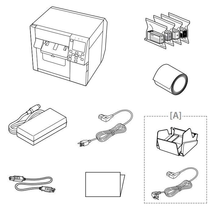 EPSON CW-C4000 Series Color Label Printer Instruction Manual - Unpack