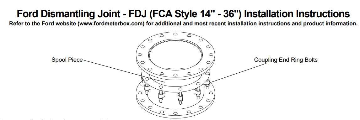 FDJ Ford Dismantling Joint Installation Guide