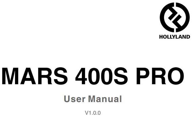 HOLLYLAND MARS 400S PRO User Manual