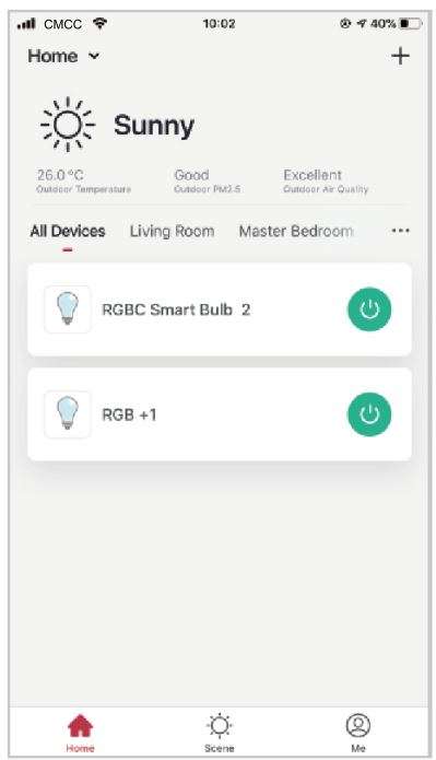 Kogan SmarterHome RGB + Cool & Warm White Smart Moon Lamp User Manual - After the device is connected successfully