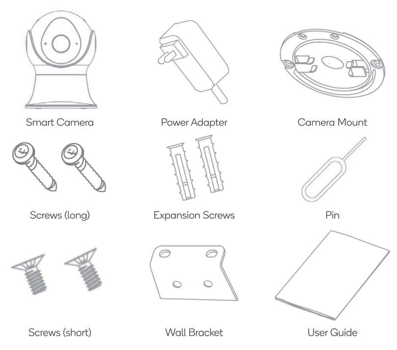 Kogan SmarterHome™ Outdoor Pan & Tilt Smart Security Camera User Manual - Components