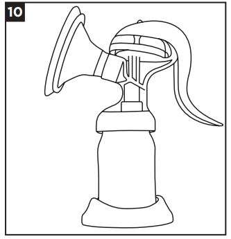 Lansinoh 50520 Manual Breast Pump Instruction Manual - When fully assembled
