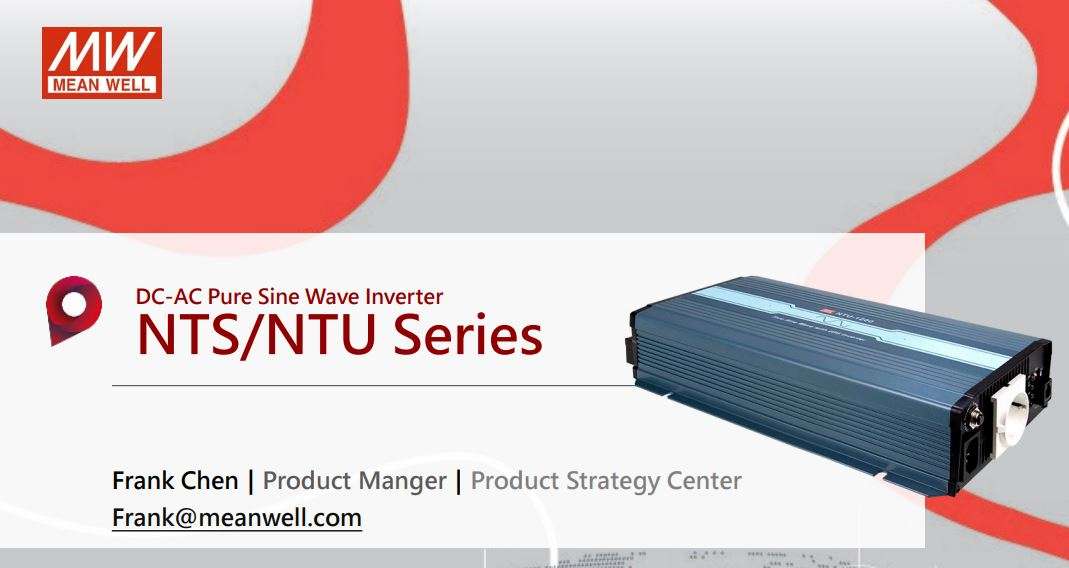 MW NTS NTU Series DC-AC Pure Sine Wave Inverter User Manual