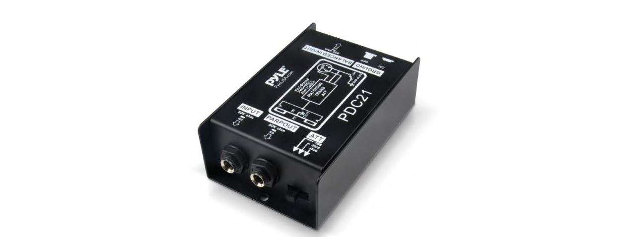 Pyle Premium Direct Injection Audio Box PDC21 User Manual - Featured image