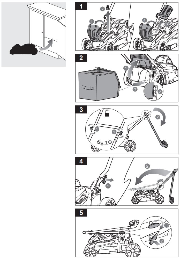 RYOBI RLM36X46HPG Battery Lawn Mower Instruction Manual - Fig 10