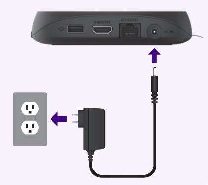 Roku Ultra 2022 4K HDR Dolby Vision Streaming Device User Manual - Connect to power