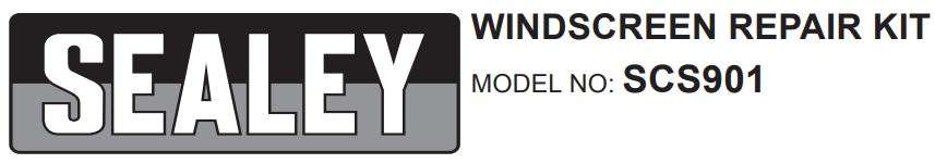 SEALEY SCS901 Windscreen Repair Kit Instructions