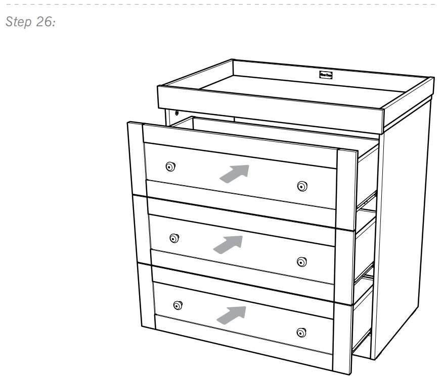 Silver Cross 1122920 Bromley Dresser Instruction Manual - How to Install 26