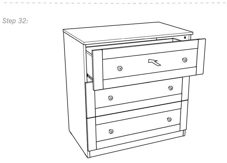 Silver Cross 1122920 Bromley Dresser Instruction Manual - How to Install 32