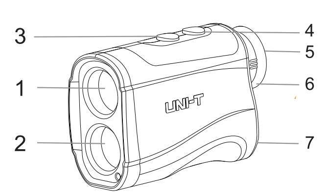 UNI-T LM600 Laser Rangefinder Unser Manual - Appearance