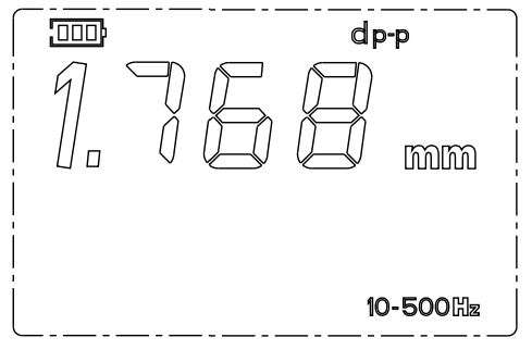 UNI-T UT315A Vibration Tester User Manual - Displacement Measurement